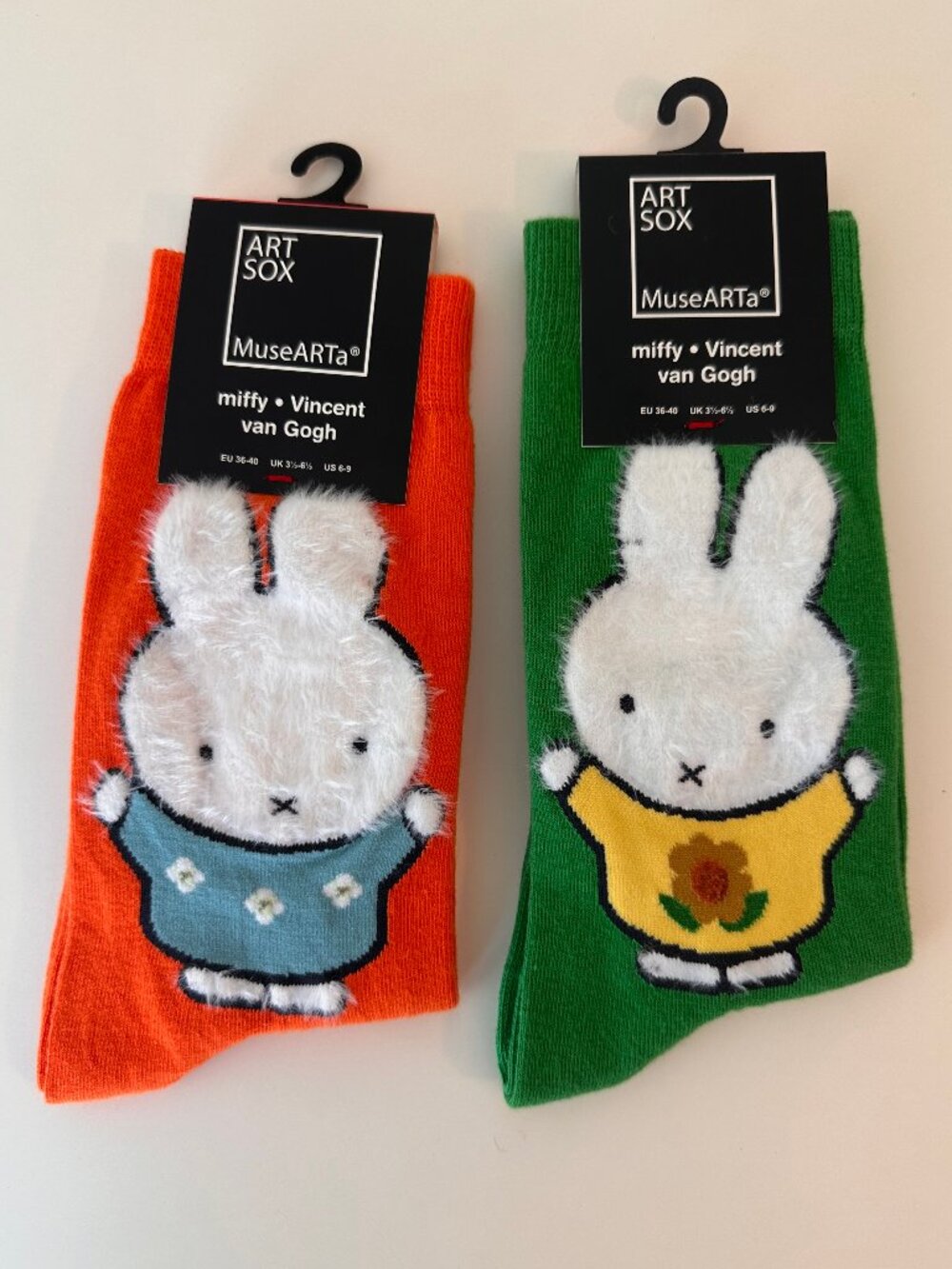 MuseARTa Art Sox Miffy x Vincent van Gogh X 2